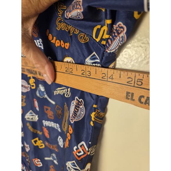 BDG MLB San Diego Padres Men's XL Button Front Blue Polyester Southwest - Picture 7 of 8
